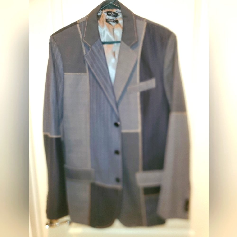 Marc Ecko Cut & Sew Deconstructed Sport Coat Large